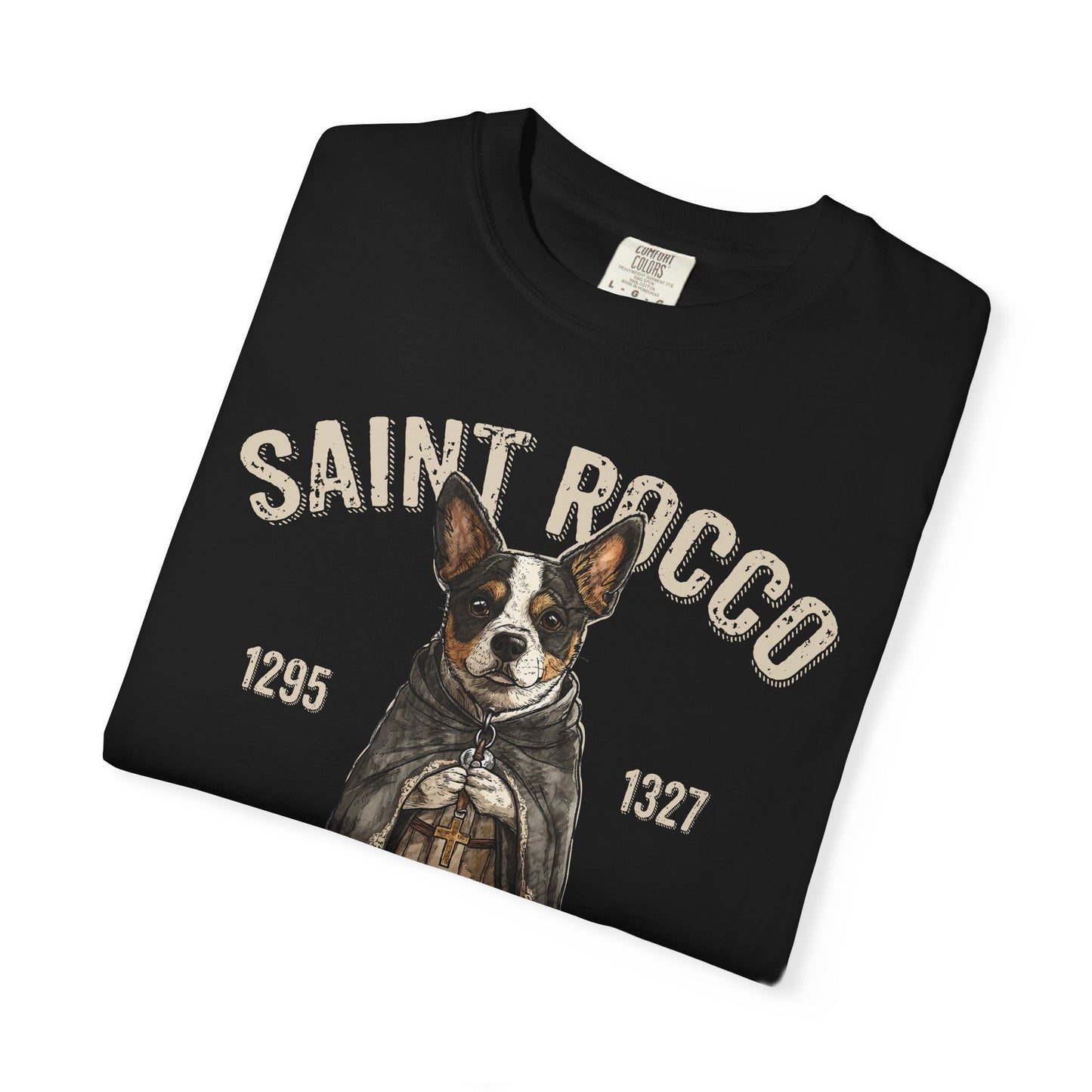 Saint Rocco Unisex T-Shirt - Patron Saint of Dogs and Dog Lovers