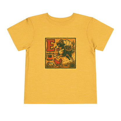 Western Block "E" Toddler Heavy Cotton™ Tee