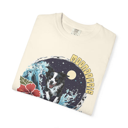 Summer Vibes Surfing Border Collie T-shirt - Unisex