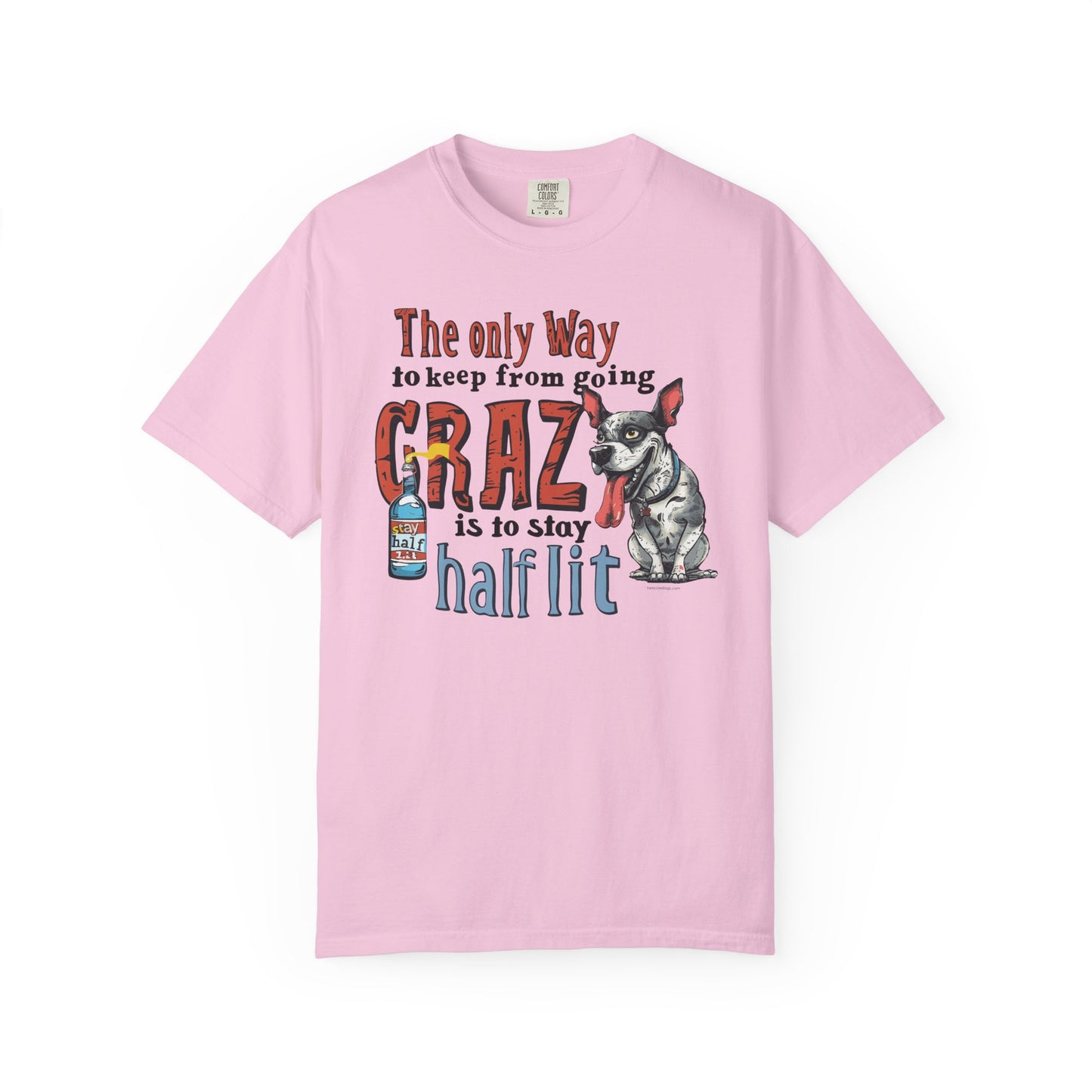 Crazy Half Lit Dog T-Shirt