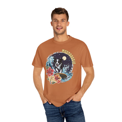 Summer Vibes Surfing Border Collie T-shirt - Unisex