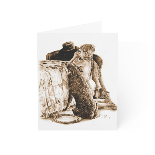Prayertime, Heeler and partner Blank Notecards