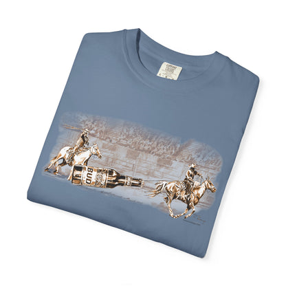 Team Ropers Roping Bottle Unisex T-shirt - Original Art Design