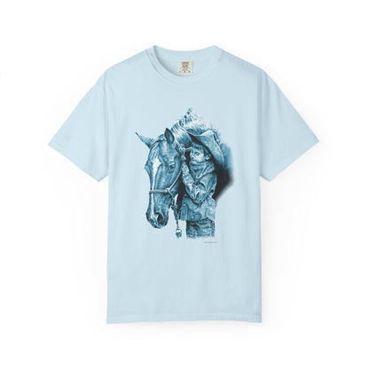 Horse Gift Tee Shirt, Cowkid gets pony for present