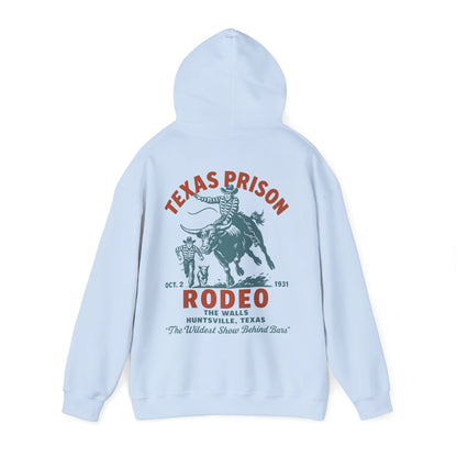 Vintage Rodeo Hoodie - The Wildest Show Behind Bars Design