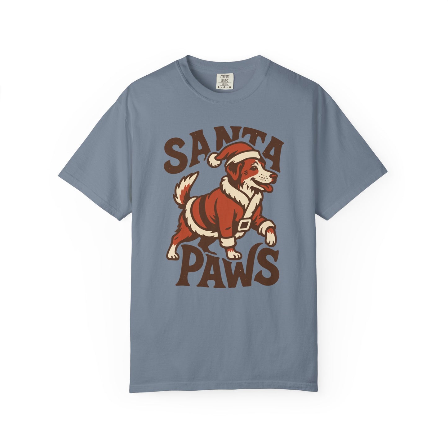 Santa Paws T-shirt - Western Christmas Cowboy Tee