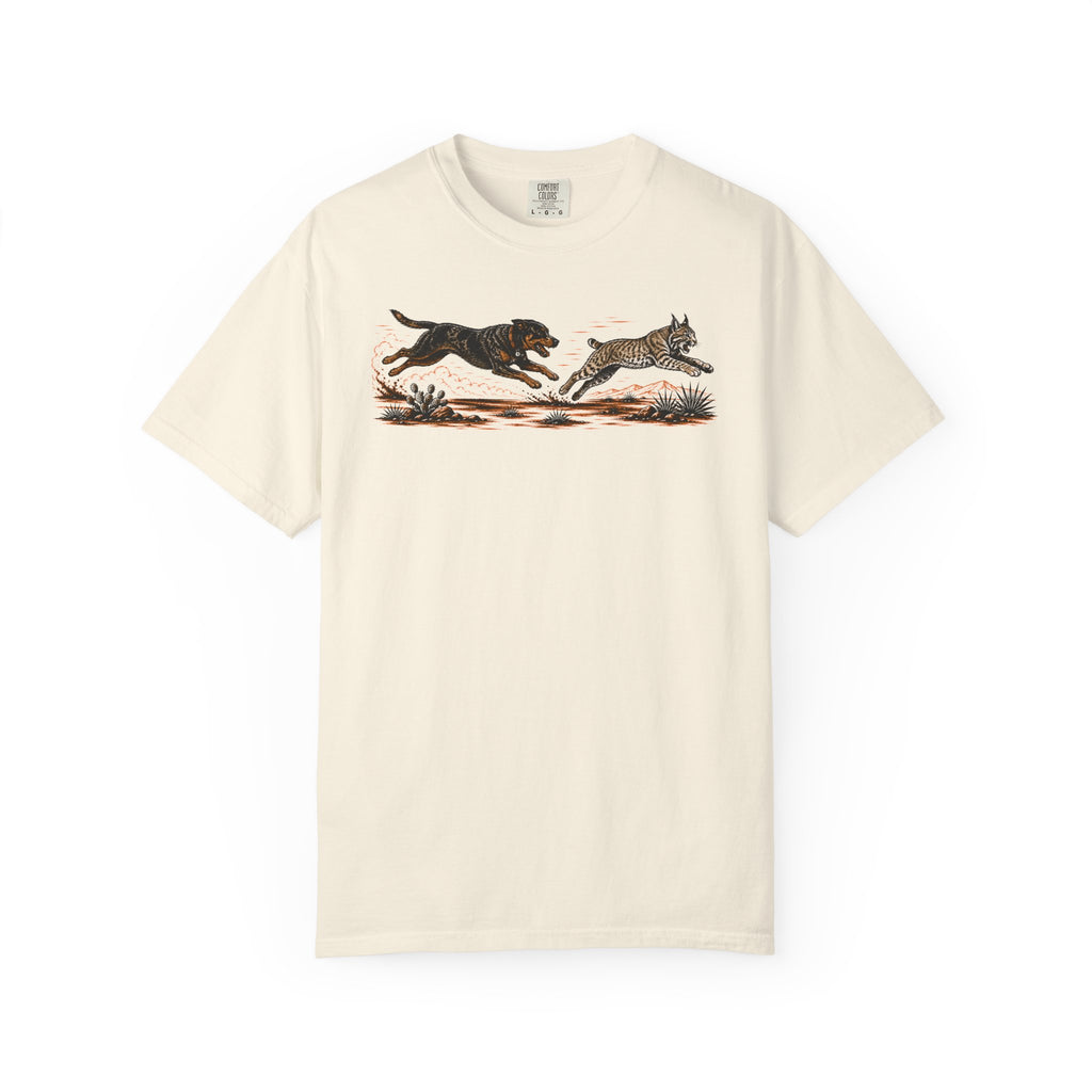 Cur with Bobcat T-Shirt