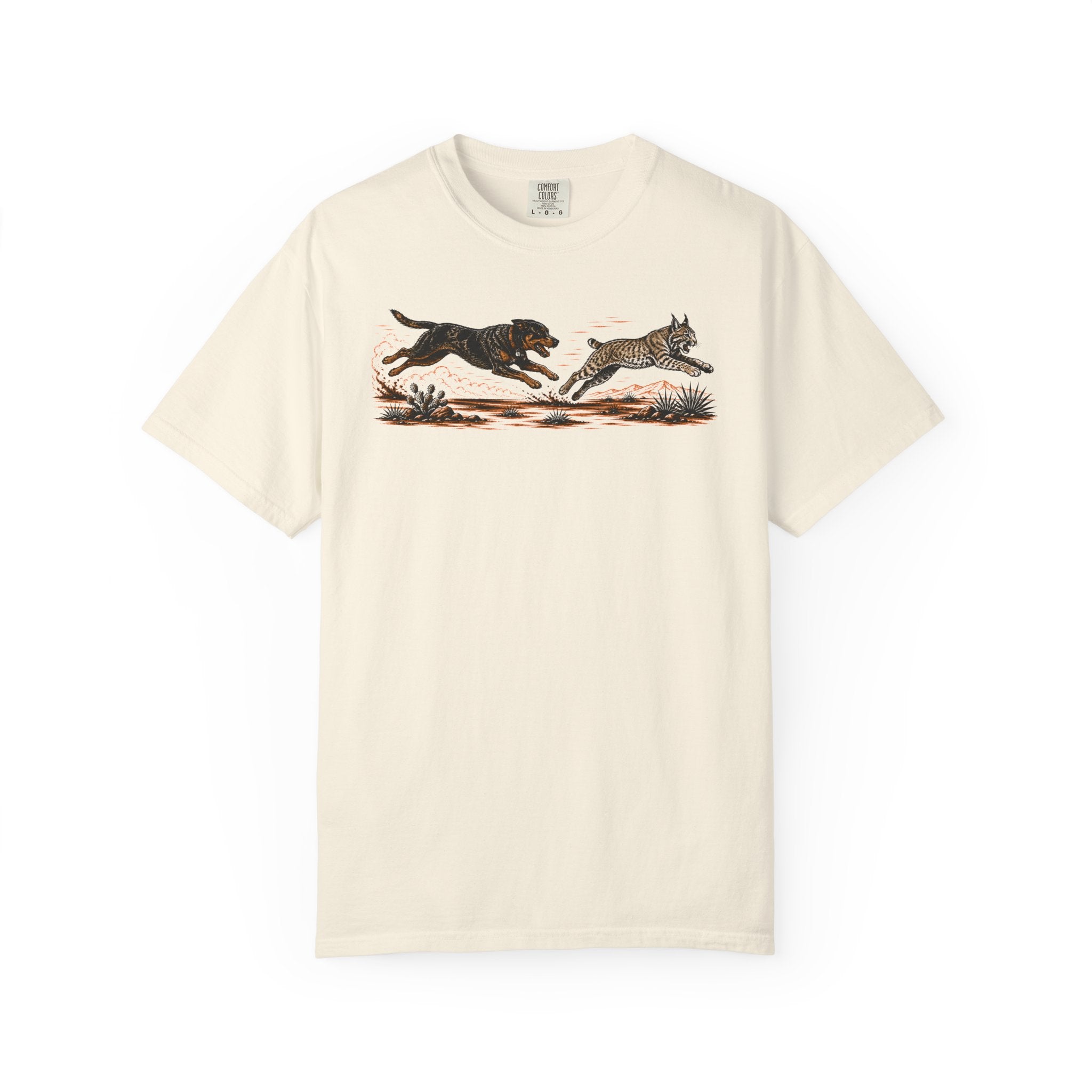 Cur with Bobcat T-Shirt