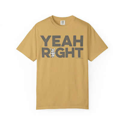 YEAH RIGHT, Garment Dyed T-Shirt