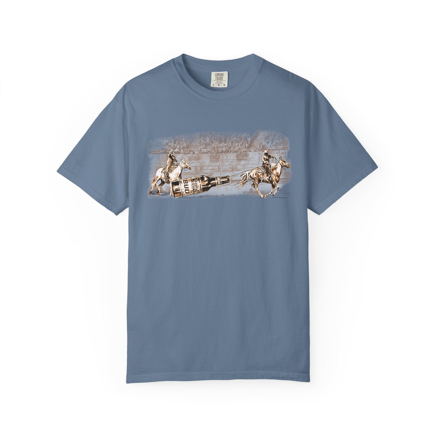 Team Ropers Roping Bottle Unisex T-shirt - Original Art Design