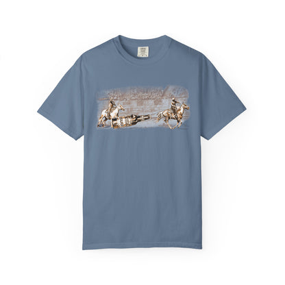 Team Ropers Roping Bottle Unisex T-shirt - Original Art Design